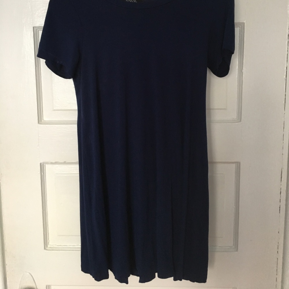 Navy Blue T-shirt Dress